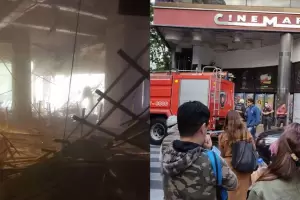 Se derrumb el techo de un cine