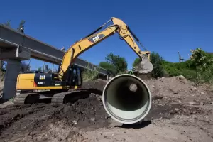 Comenz la instalacin de la caera del Acueducto Norte