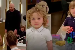 Germn Martitegui present a sus hijos en "MasterChef Celebrity"