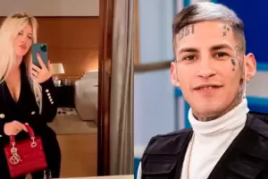 El p�caro cruce de mensajes en las redes entre Wanda Nara y L-Gante