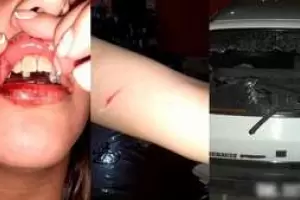 Una mujer denunci que su excuado la golpe, apual a su pareja y casi atropella a la hermana