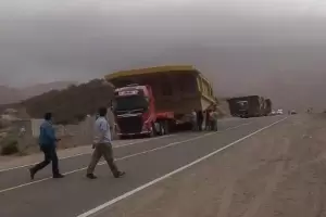 Se interrumpir el trnsito en la Quebrada de Beln por el traslado de camiones con equipamiento minero