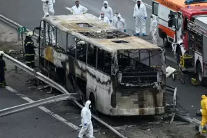 Bulgaria: 46 personas murieron calcinadas en un mnibus