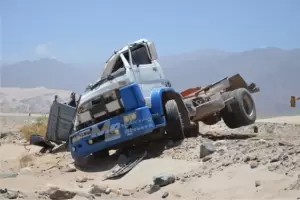 Grave: camin volc violentamente camino a Las Termas de Fiambal