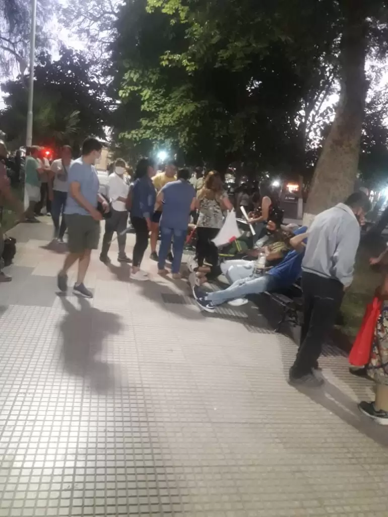 Las Barrancas Protesta contra el intendente de San Fernando Jos Normando Figueroa