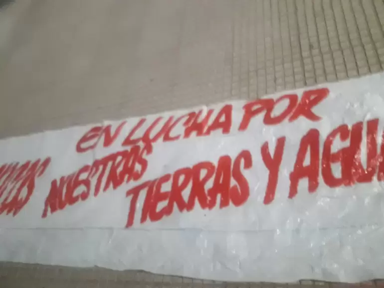 Las Barrancas Protesta contra el intendente de San Fernando Jos Normando Figueroa