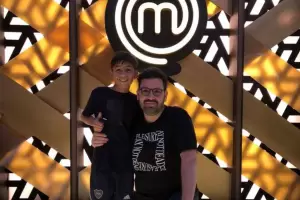 Damin Betular recibi a Joaqun Nahuel, el nene pastelero que se volvi viral