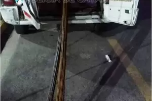 Detuvieron a tres sujetos por robar materiales para la construcci�n en el CAPE