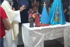 Bendicin de una gruta y entronizacin de imgenes en la Comisara de Santa Rosa