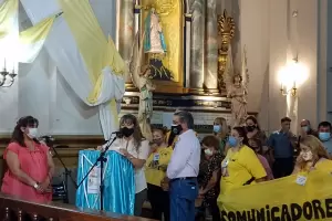 Los comunicadores sociales honraron a la Madre del Valle