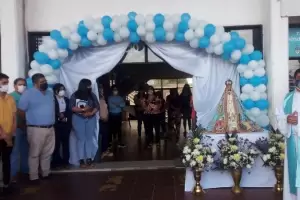 La Virgen del Valle visita el parador de Valle Viejo