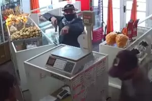 En su primera salida transitoria un delincuente asalt� una panader�a y fue arrestado