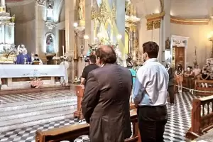 El Poder Ejecutivo provincial y Municipal rindieron homenaje en la novena en honor de la Pura y Limpia Concepcin del Valle