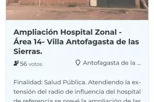 Obras para Antofagasta de la Sierra y Beln, elegidas en Entre todos para ejecutar con fondos mineros