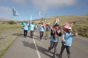 Llegan los primeros peregrinos desde Tucumn y Santiago del Estero