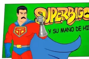 S�per Bigote: la ins�lita caricatura que convierte en �superh�roe� al dictador Nicol�s Maduro