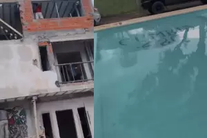 La novia de L-Gante comparti� im�genes de la construcci�n de su casa