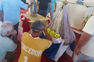 La Virgen del Valle visit� las c�rceles de varones y de mujeres