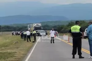 Tr�gico: un automovilista embisti� a una peregrina que falleci� en el acto
