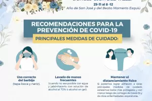 Recomendaciones para la prevencin de Covid-19 durante las festividades en honor a la Virgen