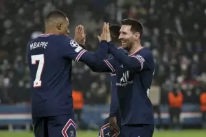 PSG gole al Brujas con dos goles de Messi