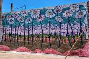 Vandalizaron un mural de las Abuelas de Plaza de Mayo