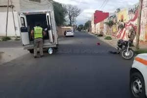 Motociclistas lesionadas en un siniestro vial