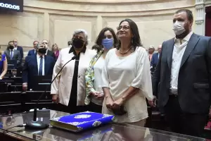 Corpacci, Fama y Andrada juraron como senadores nacionales