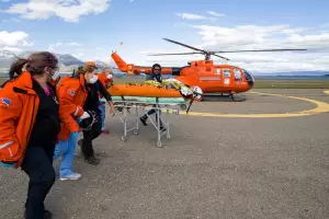 Un turista israel sobrevivi 24 horas dentro de un glaciar en Ushuaia