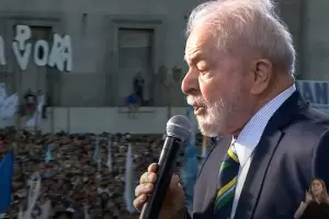Lula Da Silva estuvo presente en el acto del Da de la Democracia y de los Derechos Humanos junto a Alberto Fernndez y Cristina Fernndez de Kirchner