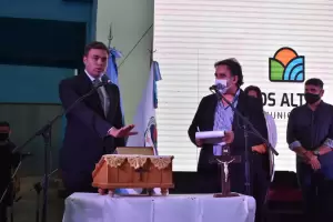 Ral Barot asumi como intendente de Los Altos