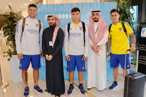 Boca ya est en Arabia Saudita para enfrentar a Barcelona