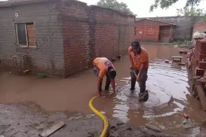 Temporal: sesenta familias son asistidas por Defensa Civil en Valle Viejo