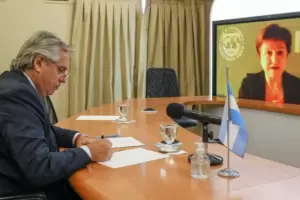 Tras el rechazo del presupuesto, Alberto Fernndez hablar por videoconferencia con la directora del FMI