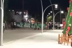 Fiambalenses realizan una marcha contra la minera