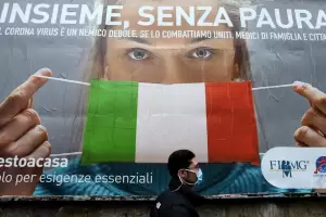 Variante micron: Italia super los 30 mil infectados de coronavirus en un da