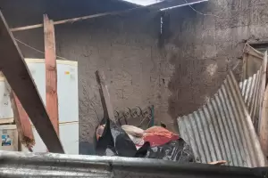 La tragedia de la lluvia: colaps una vivienda, una persona result herida y hubo anegamientos