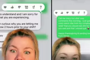 Avis que no trabajara porque su hermana estaba en coma y su jefa se enoj: "Por qu me lo decs dos horas antes de tu horario laboral?"