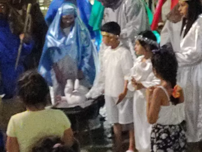 pesebre viviente - Valle viejo