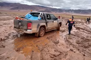 Rescate de una familia en Antofagasta de la Sierra