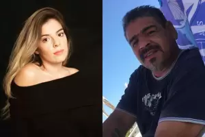 La conmovedora despedida de Dalma a su t�o Hugo Maradona