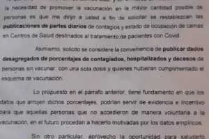 Covid: La oposicin pide que la provincia publique el parte diario de contagios