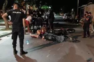 Pareja con mltiples fracturas tras violento choque