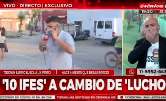 Le robaron la casa a un periodista en medio de un móvil