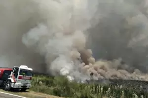 Se incendi el Parque Arqueolgico de Santa Fe, declarado Patrimonio Histrico de la Humanidad