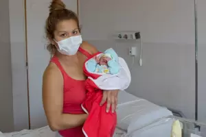 Naci Giovanni, el primer beb de 2022 en Catamarca