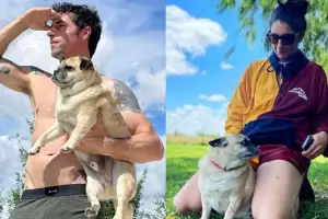 Lamothe y la humorista Charo Lpez, juntos