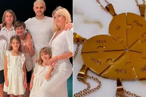 Mauro Icardi sorprendi� a Wanda Nara y sus hijos con un significativo regalo