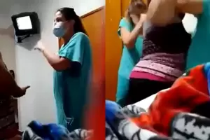 No le daban prioridad a su hermana y agredi� a dos m�dicos