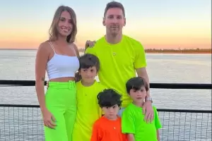 Lionel Messi contin�a en el pa�s a la espera del PCR negativo para poder regresar a Par�s con su familia